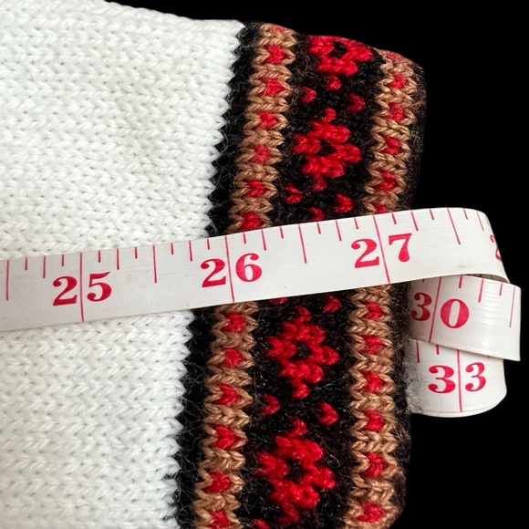 Ecologic Arts Peruvian Hand Woven Alpaca Wool Tasseled Hooded Sweater One Sz - Picture 5 of 8